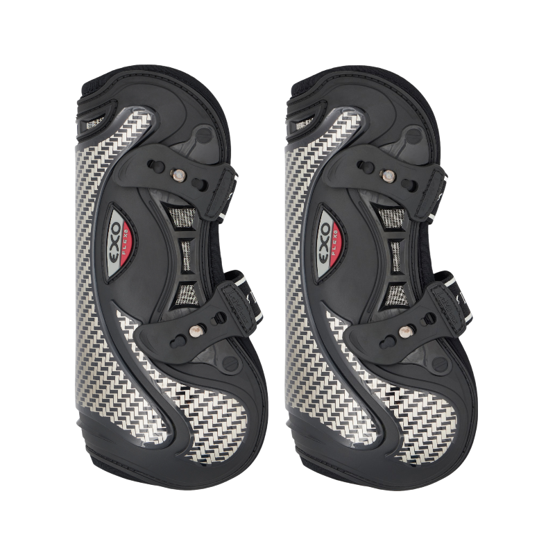 Lemieux - Guêtres ouvertes Exo-Flex noir/ argent | - Ohlala