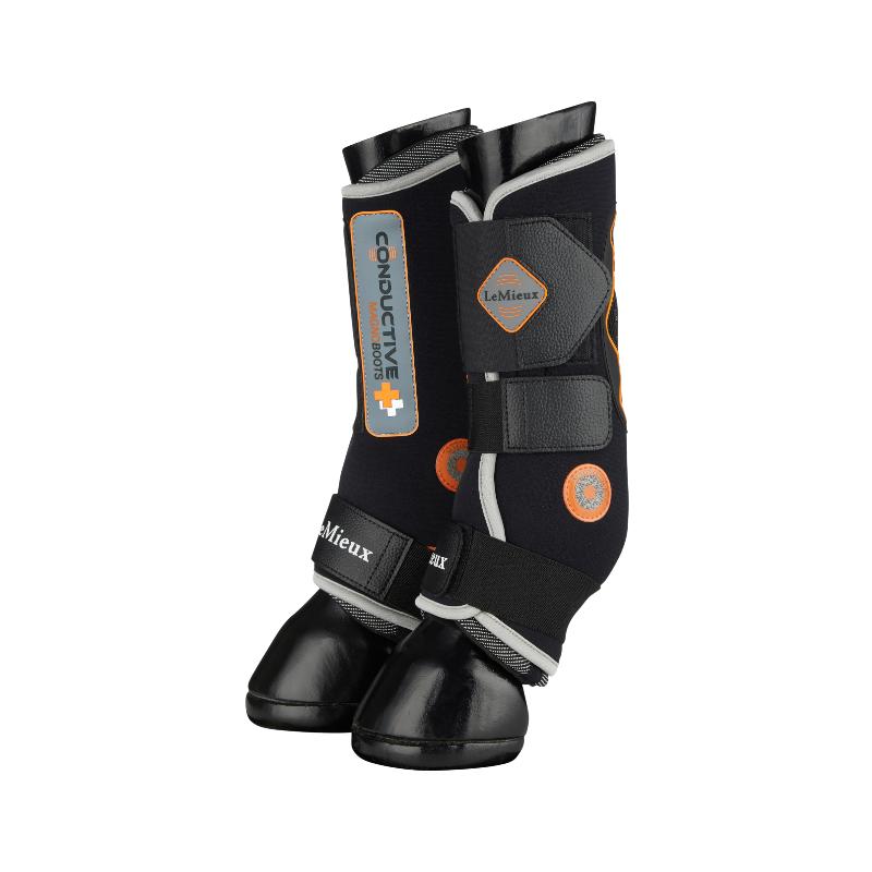 Lemieux - Guêtres thérapeutiques Conductive Magno noir | - Ohlala