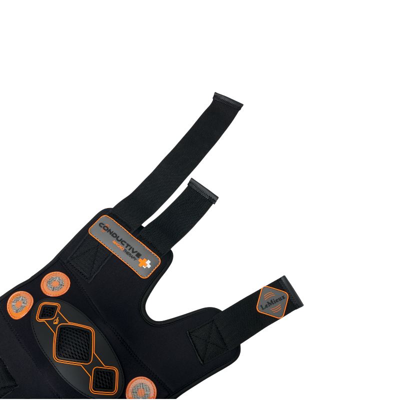 Lemieux - Protège-jarrets thérapeutiques Conductive Magno noir | - Ohlala