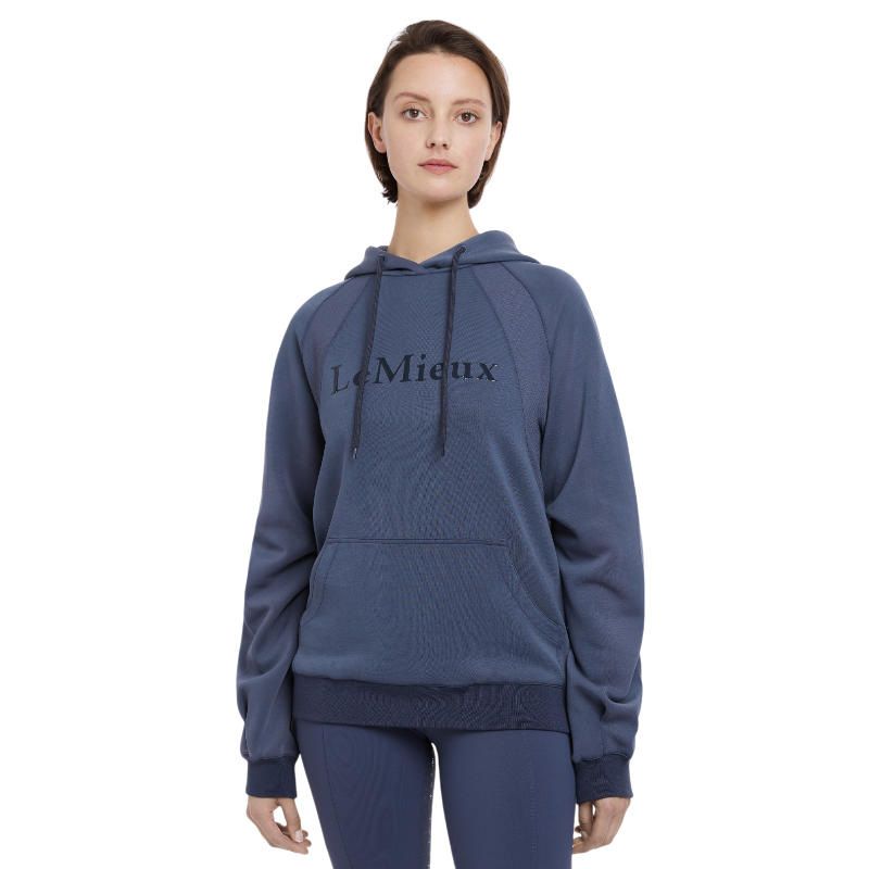 Lemieux - Sweat manches longues à capuche femme Nadine dusk blue | - Ohlala