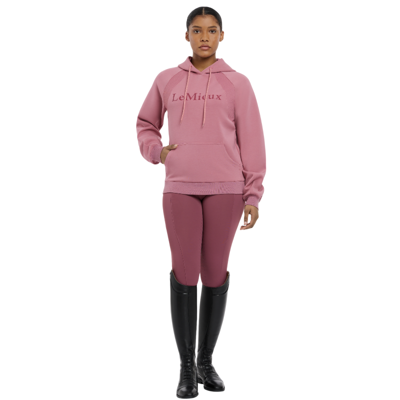 Lemieux - Langarm Sweatshirt mit Kapuze für Frauen Nadine Pfingstrose