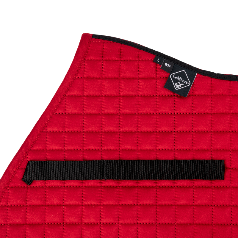 Lemieux - Tapis de selle GP Suede Square chili | - Ohlala