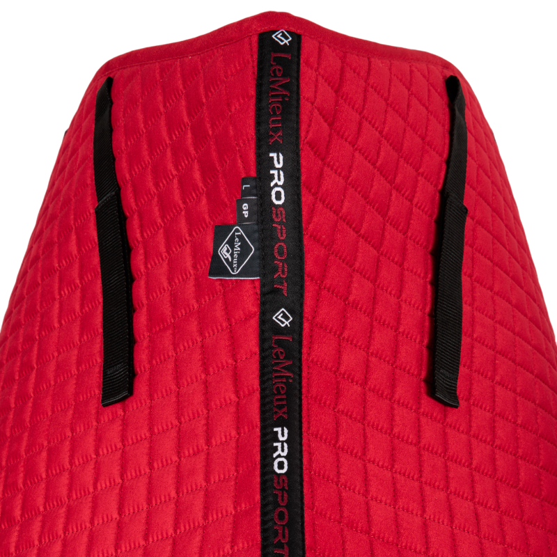 Lemieux - Tapis de selle GP Suede Square chili | - Ohlala