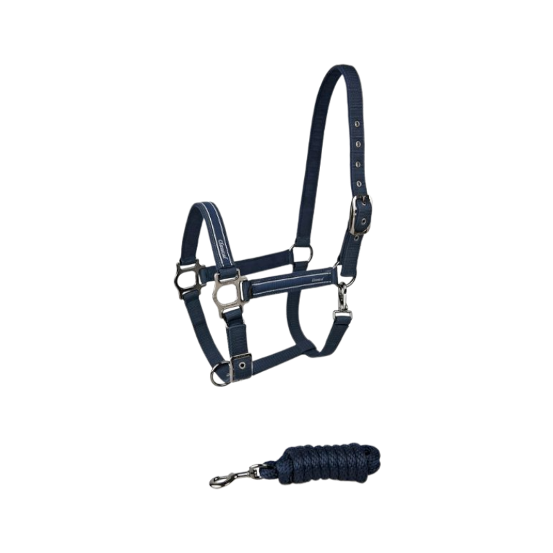 Lami-cell - Halter and lead Classical navy