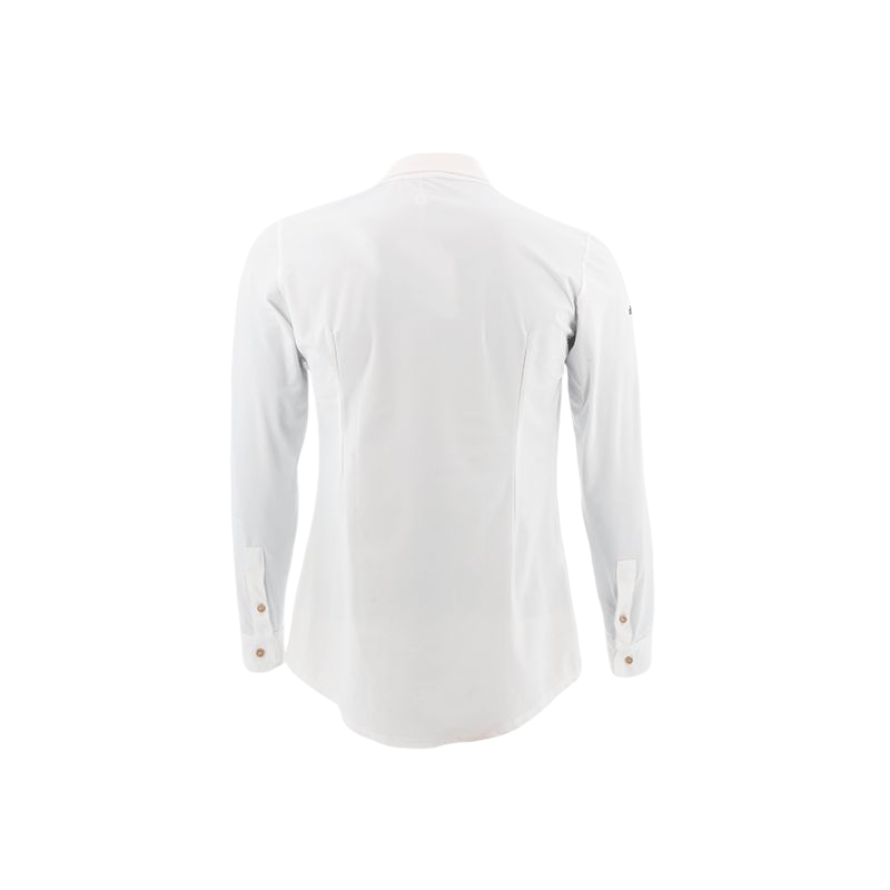 Le Sabotier - Polo manches longues homme Emile blanc | - Ohlala