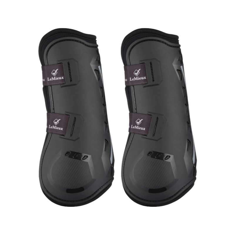 LeMieux - Guêtres Impact Responsive gel noir x2 | - Ohlala