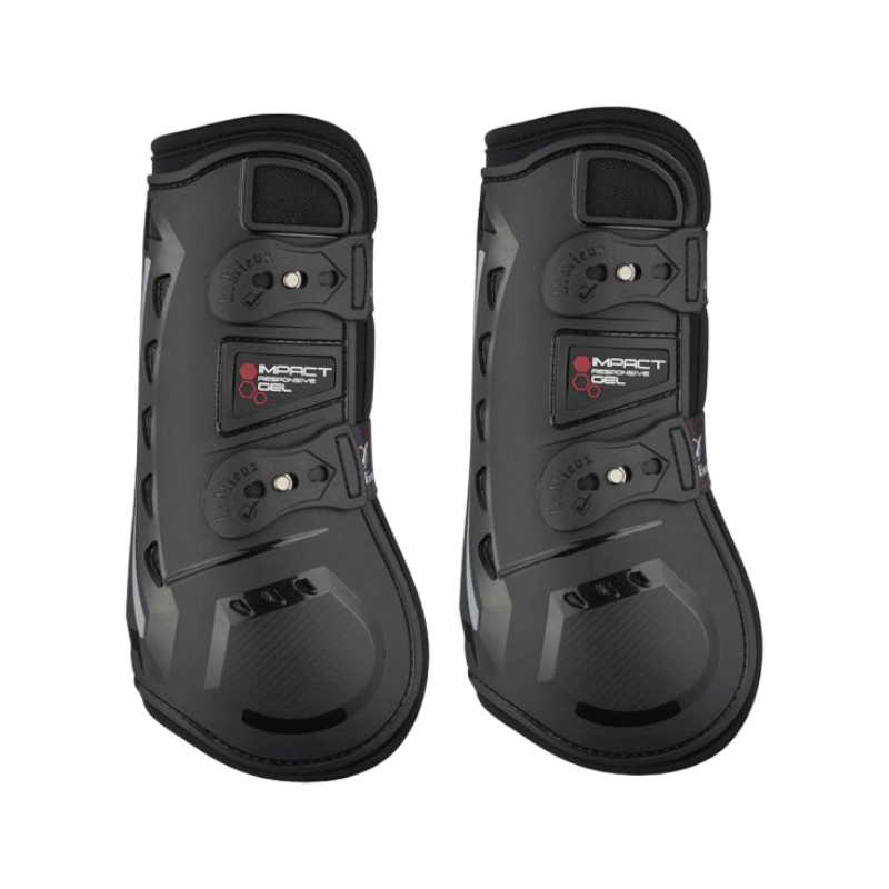 LeMieux - Guêtres Impact Responsive gel noir x2 | - Ohlala