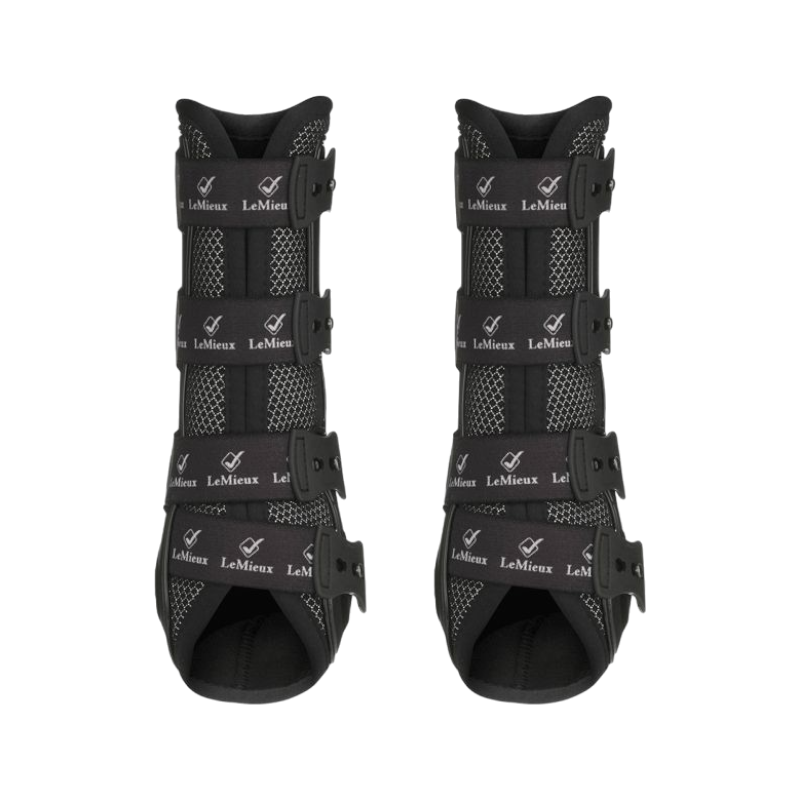 LeMieux - Guêtres fermées Ultra Mesh Snug noir x2 | - Ohlala