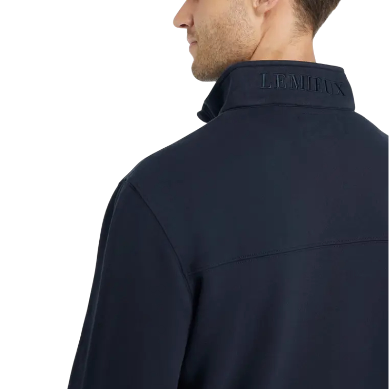 LeMieux - Sweat col zippé homme marine | - Ohlala