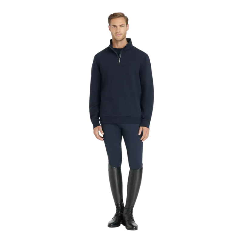 LeMieux - Sweat col zippé homme marine | - Ohlala