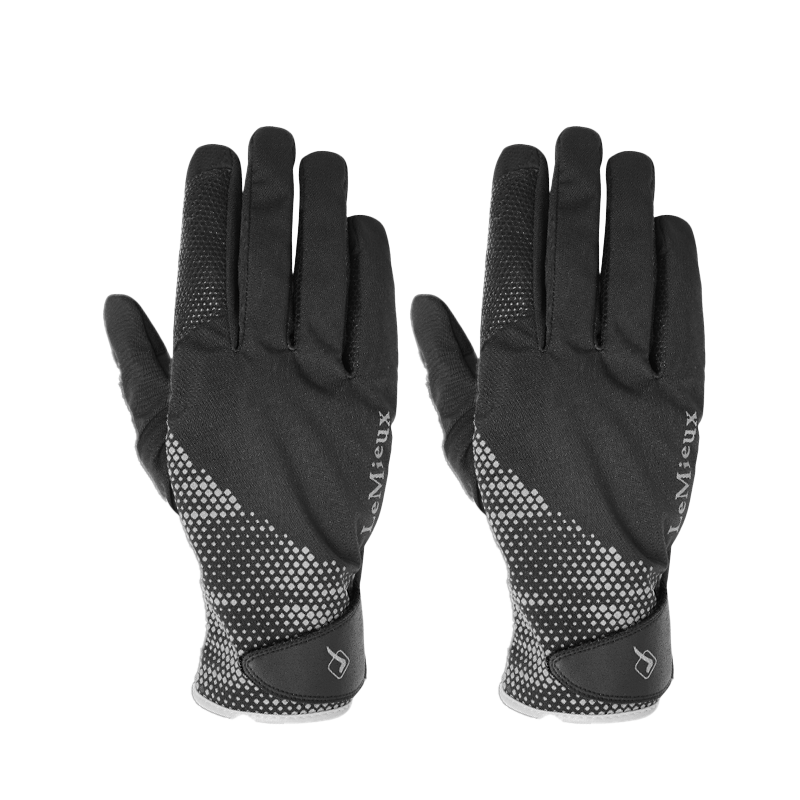 Lemieux - Gants d'équitation unisexe Waterproof noir | - Ohlala