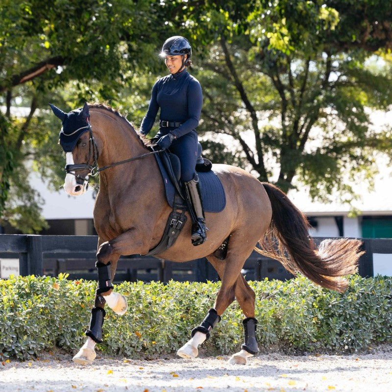 Lemieux - Tapis de dressage Finesse marine | - Ohlala
