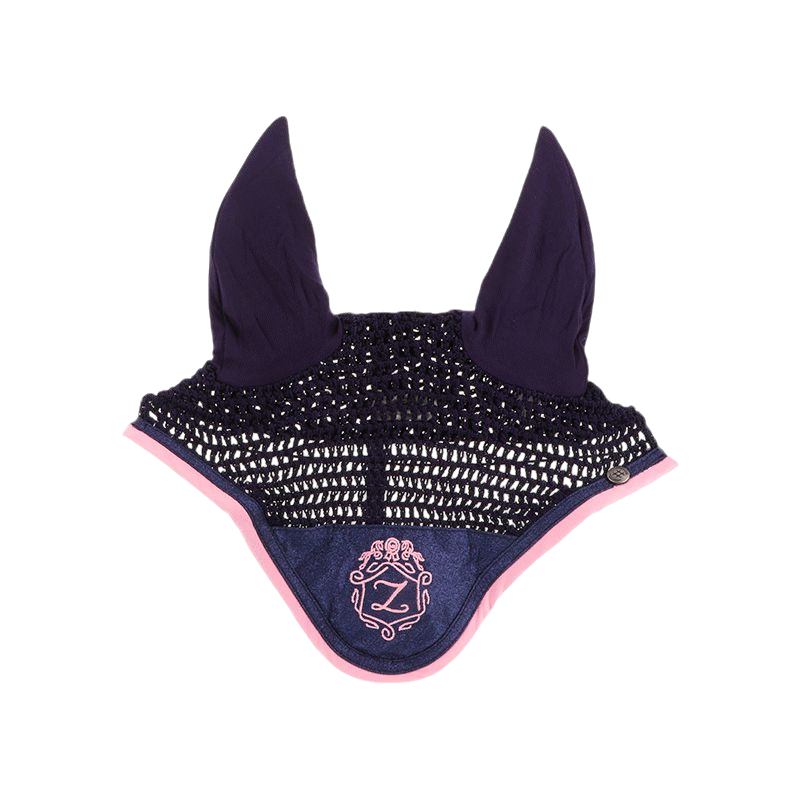 Les poneys de Zoé - Bonnet court pour chevaux #Teamlesponeysdezoé marine/ rose | - Ohlala