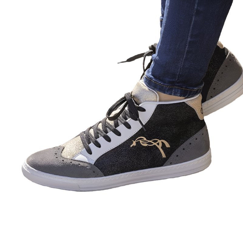 Pénélope - Sneakers Jupiter noir/ gris | - Ohlala