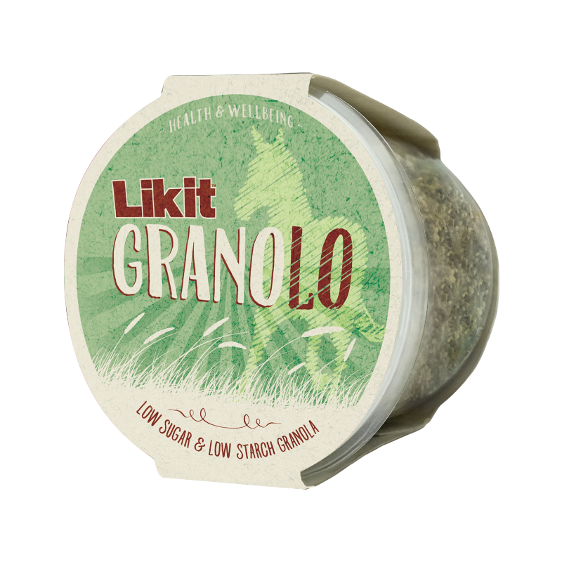 Likit - Friandise pour chevaux pierre granola allégée pomme