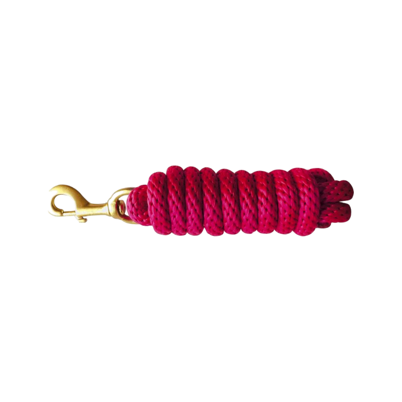 Equithème - Longe rouge 2.40m | - Ohlala