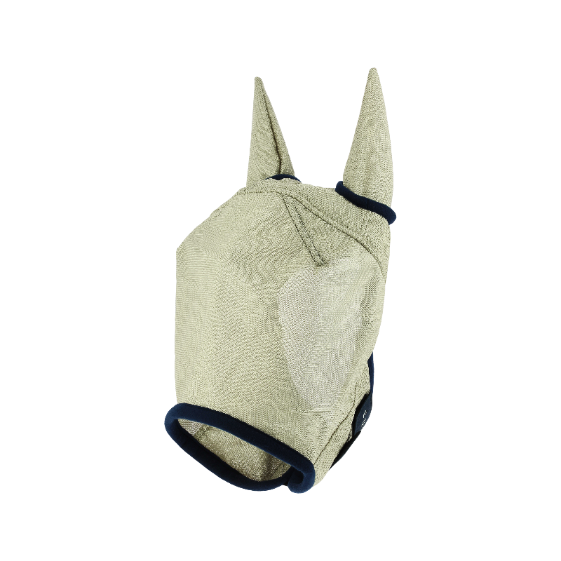 Equithème - Masque anti-mouches Aquafly 2 en 1 beige