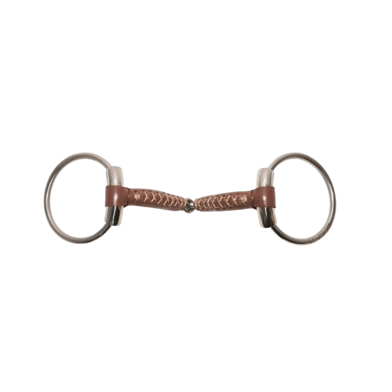 Metalab - Mors deux anneaux Pinchless canon cuir 20 mm | - Ohlala