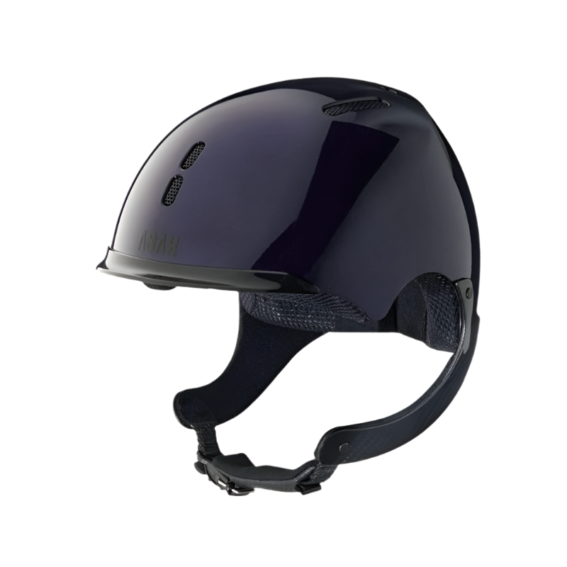 NACA - Casque d'équitation Gravity XP sans visière brillant bleu | - Ohlala