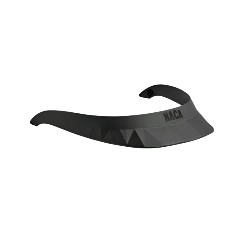NACA - Visière standard matt noir onyx/ logo noir | - Ohlala