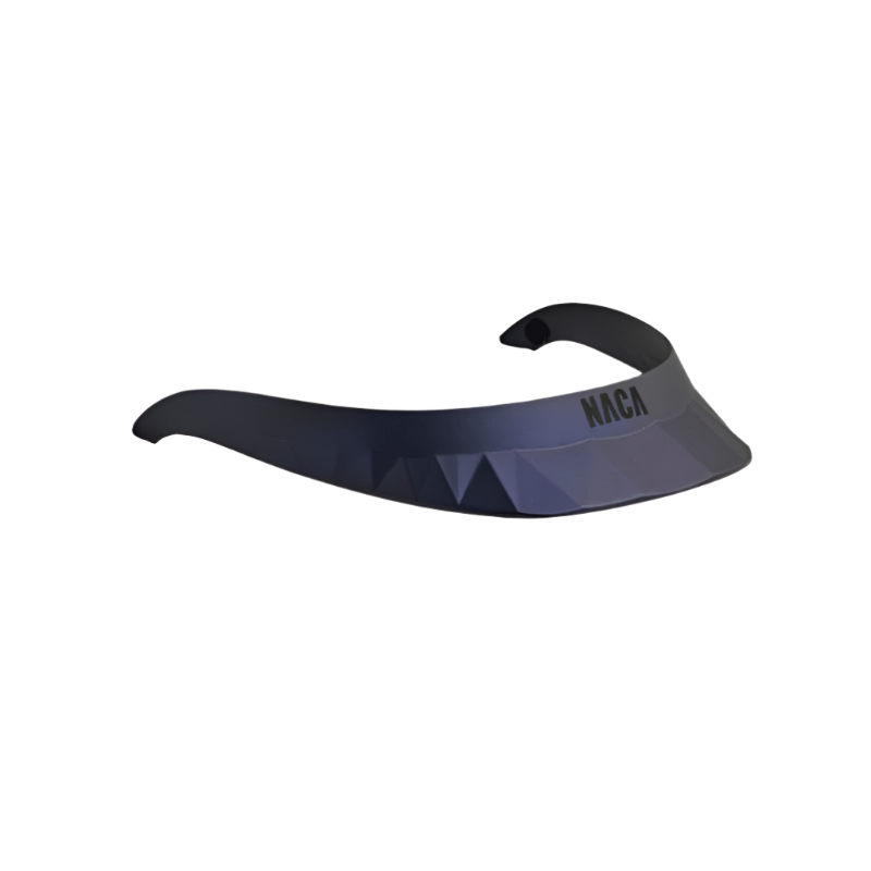 NACA - Visière standard matt bleu/ logo noir | - Ohlala
