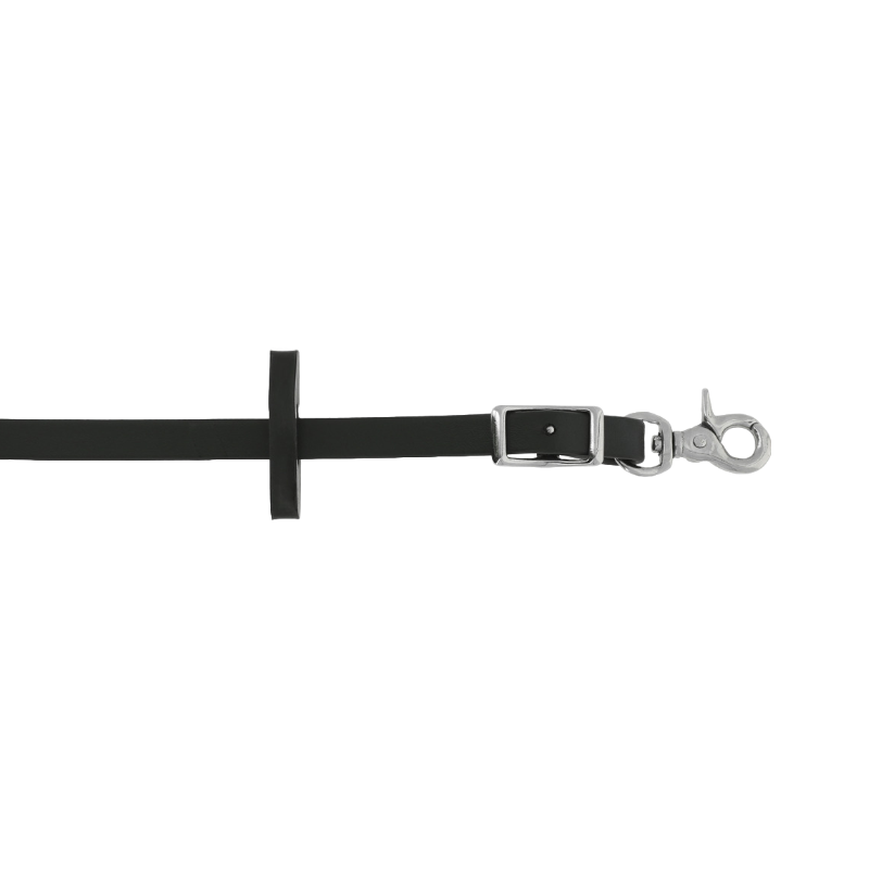 Norton - Rênes lisses Training PVC 5 stop noir | - Ohlala