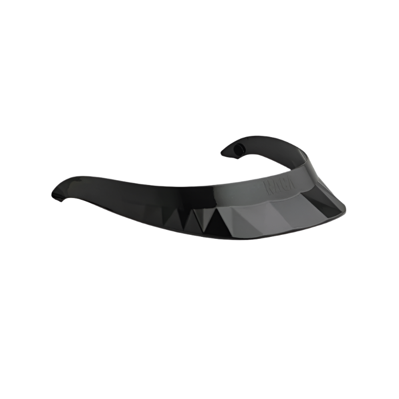 NACA - Visière standard brillant noir onyx/ logo noir | - Ohlala
