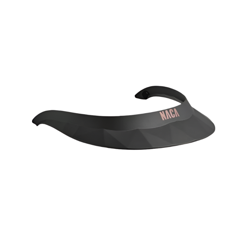 NACA - Visière polo matt noir onyx/ logo rose gold | - Ohlala