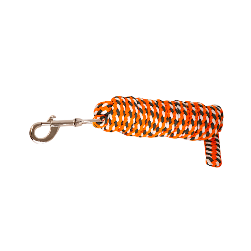 Norton - Longe attache tricolore Brun / Orange / Blanc | - Ohlala