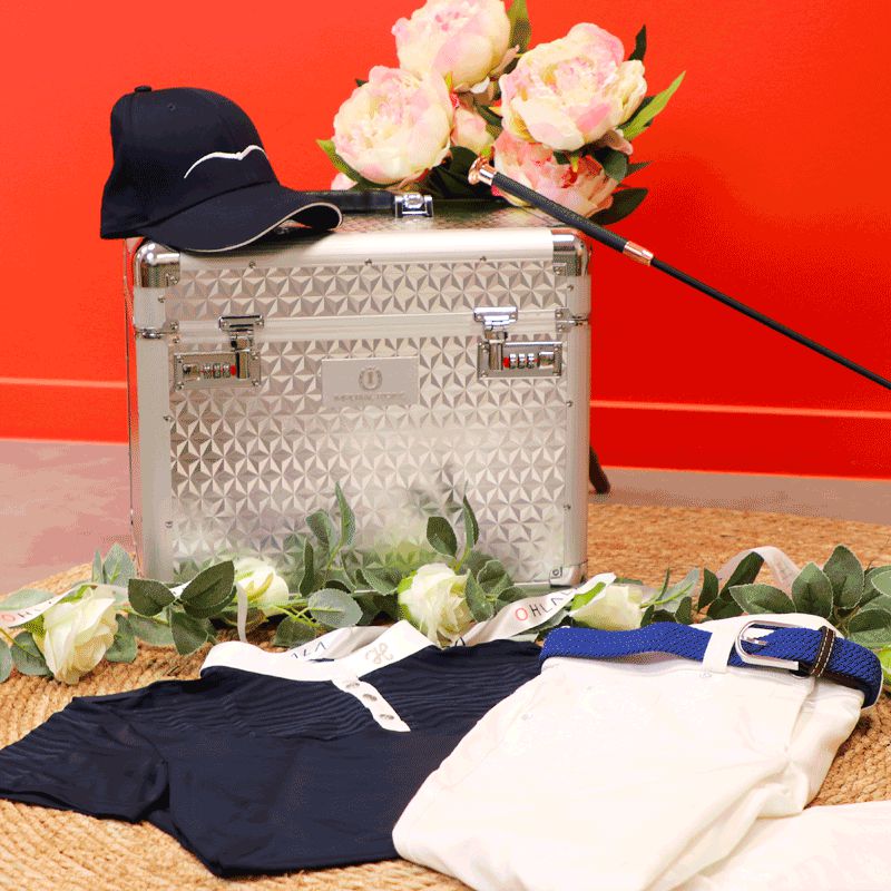 Flags & Cup - Pantalon d'équitation Push up blanc | - Ohlala