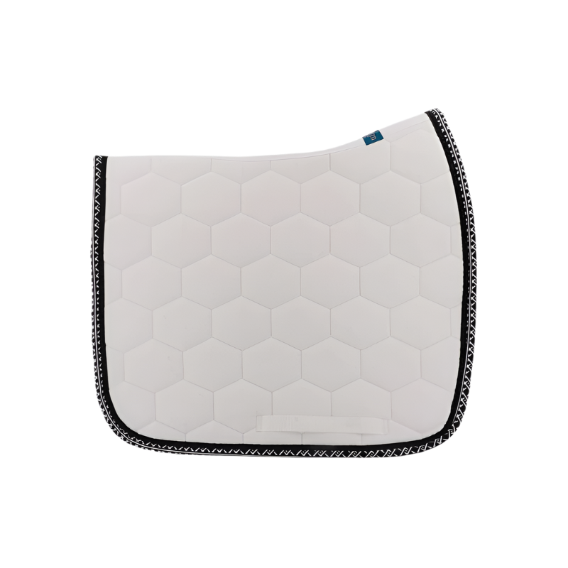 Oxxer - Tapis de dressage Monogramme blanc/ noir | - Ohlala