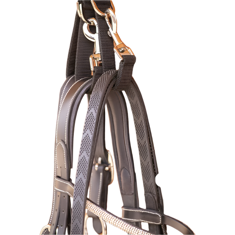 Paddock Sports - Porte bridon amovible noir | - Ohlala