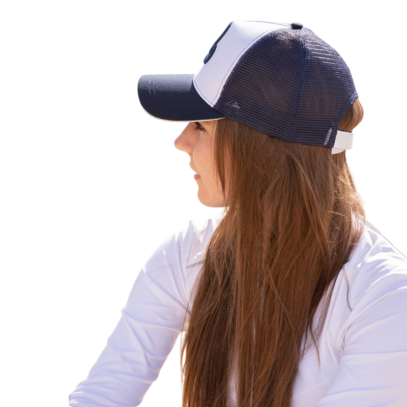 Pénélope - Casquette Mesh marine | - Ohlala