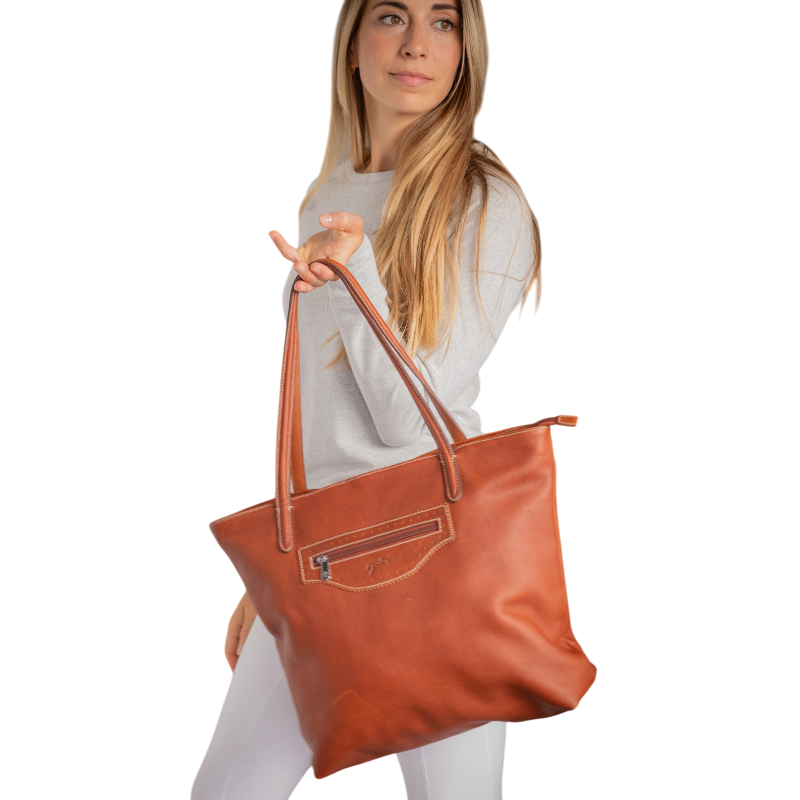 Pénélope - Sac Toti cognac | - Ohlala
