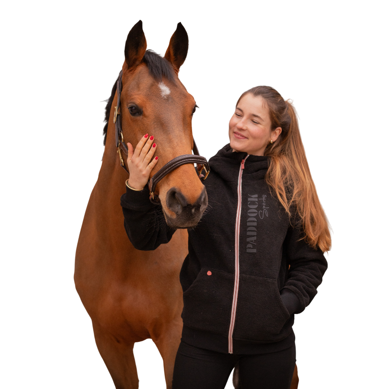 Paddock Sports - Veste polaire zippée unisexe Mathis noir | - Ohlala