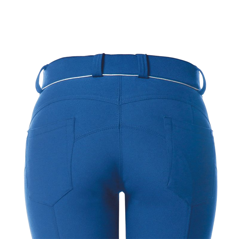 Flags & Cup - Pantalon d'équitation femme Push up bleu électrique | - Ohlala