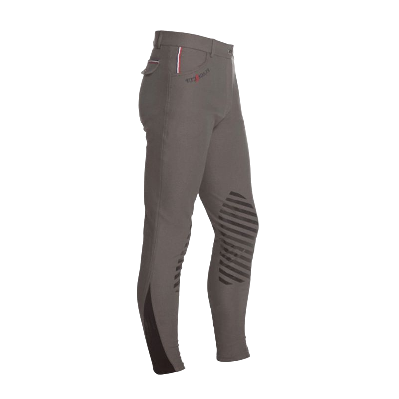 Flags & Cup - Saint Malo men's gray riding pants