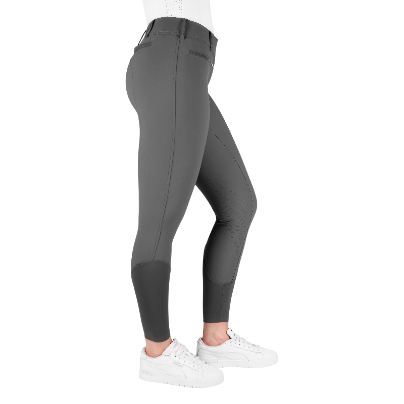 Equithème - Pantalon d'équitation femme Sally anthracite | - Ohlala