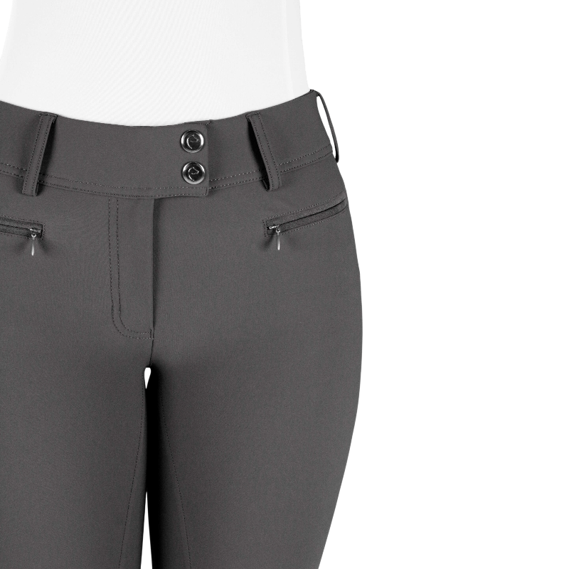 Equithème - Pantalon d'équitation femme Sally anthracite | - Ohlala
