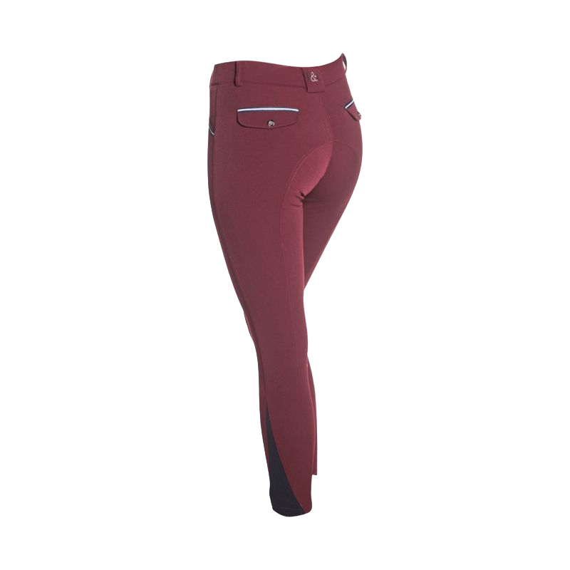 Flags & Cup - Pantalon d'équitation femme Cayenne bordeaux | - Ohlala