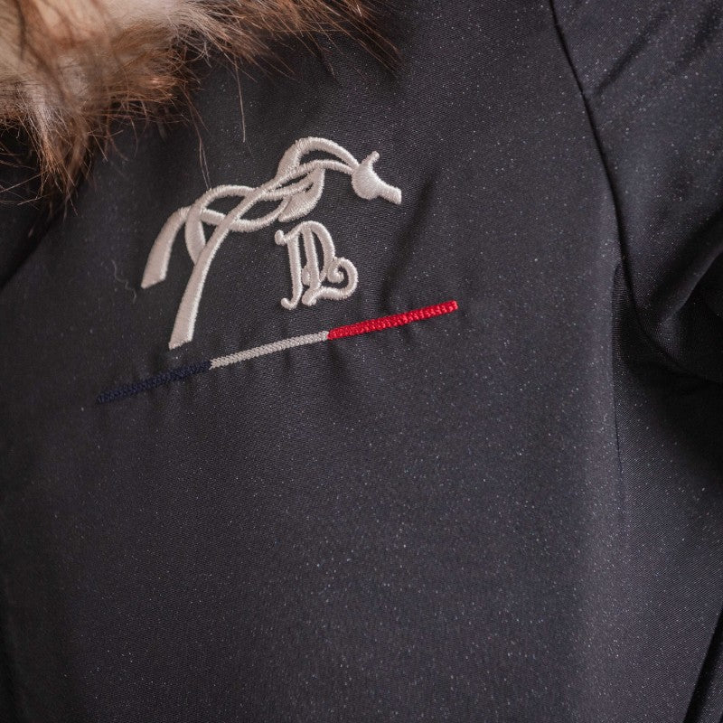 Pénélope - Damen Bomberjacke Lyon marine Glitzer