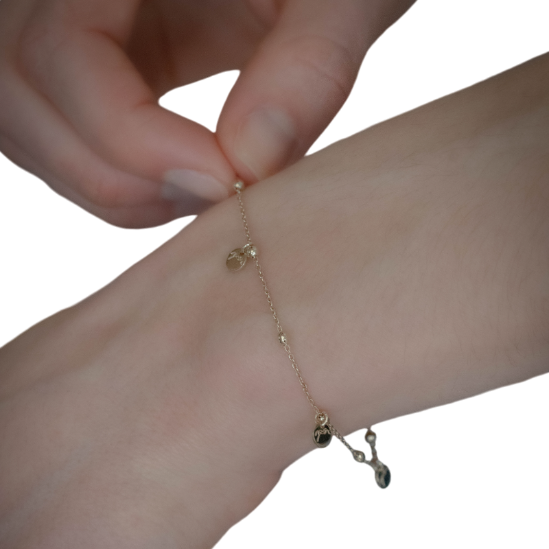 Pénélope - Bracelet Eugénie doré | - Ohlala
