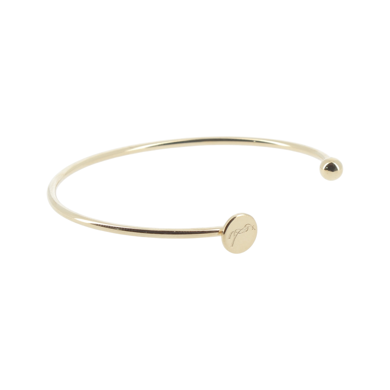 Pénélope - Bracelet Jonc doré | - Ohlala