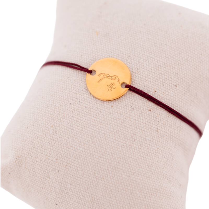 Pénélope - Bracelet Zoé prune | - Ohlala