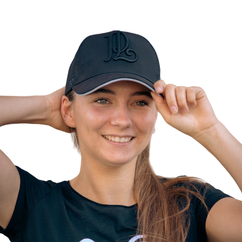 Pénélope - Casquette mesh noir | - Ohlala