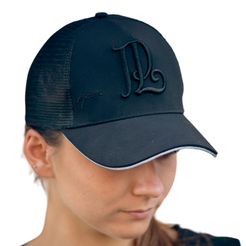 Pénélope - Casquette mesh noir | - Ohlala