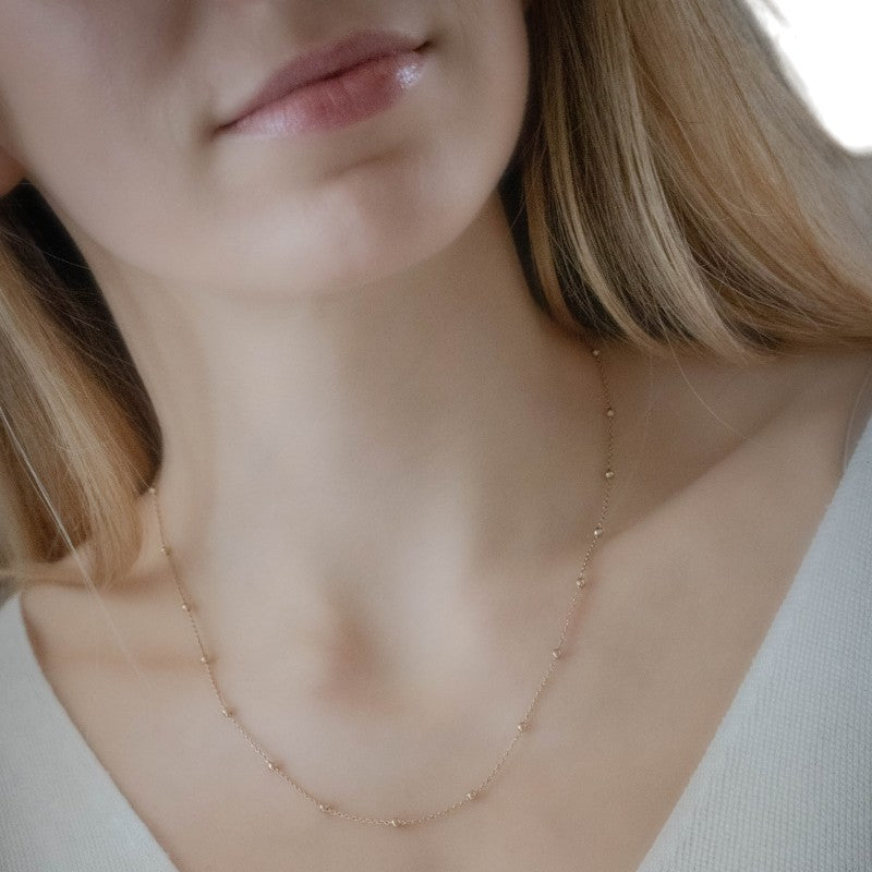 Pénélope - Collier Eugénie doré | - Ohlala