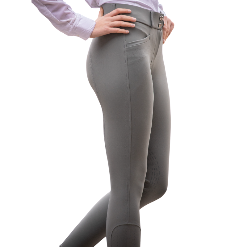 Pénélope - Pantalon d'équitation femme Majestic vert sauge | - Ohlala