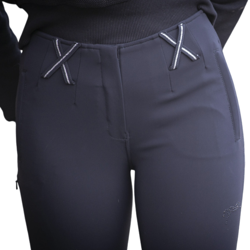 Pénélope - Pantalon d'équitation femme Zuri noir | - Ohlala