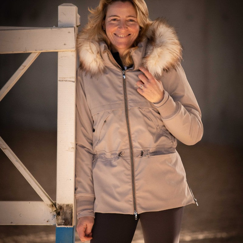 Pénélope - Parka femme Steppy taupe